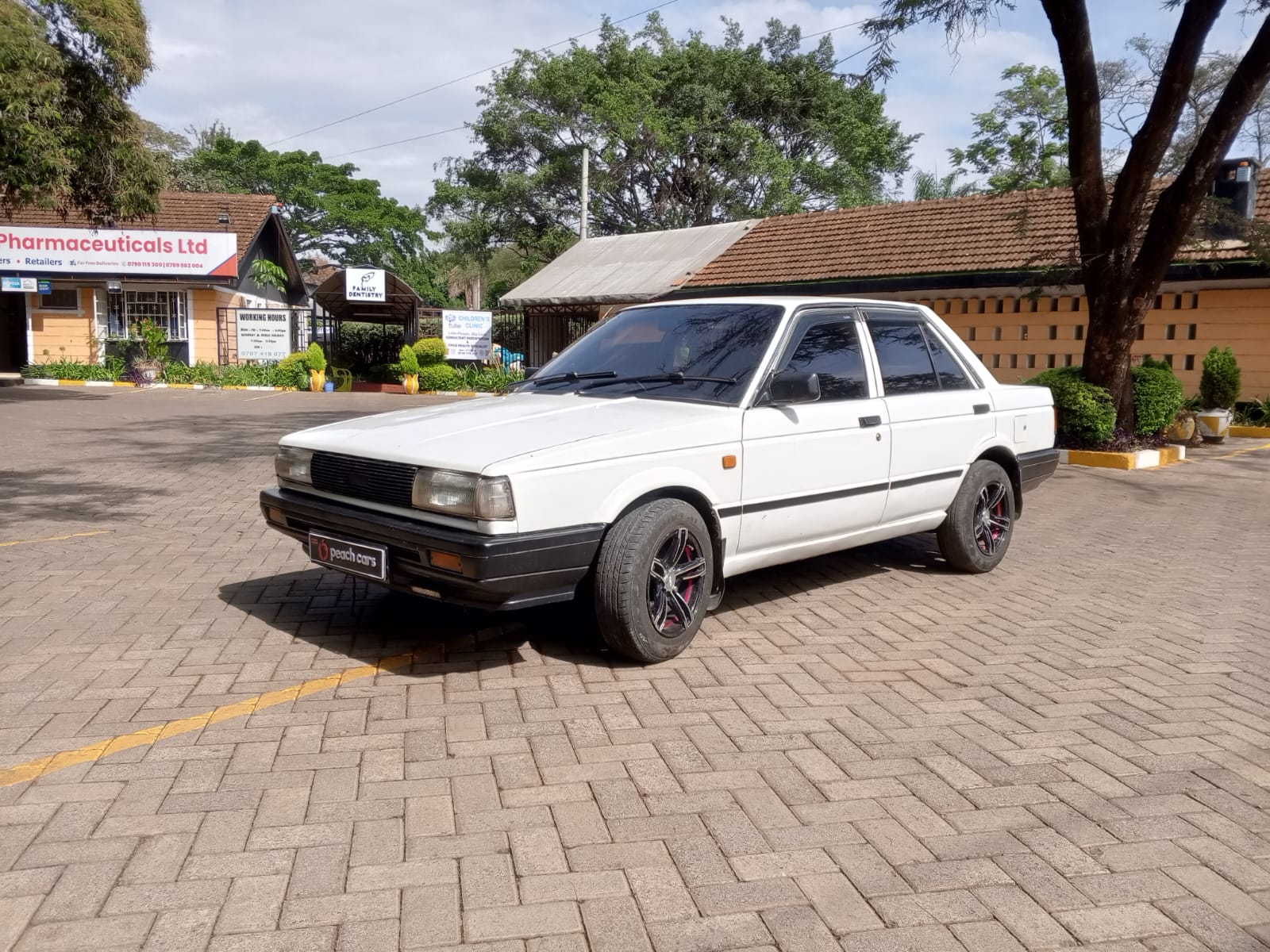 1987 NISSAN sunny - Peach Cars